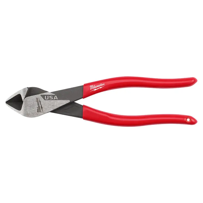 Milwaukee Mt508 8" Diagonal Dipped Grip Cutting Pliers - Made In Usa 1
