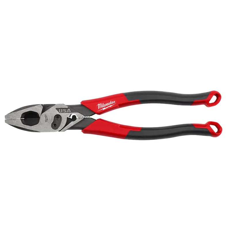 Milwaukee Mt550c 9" Lineman Dipped Pliers W/ Crimper/Bolt Cutter - Made In Usa 1