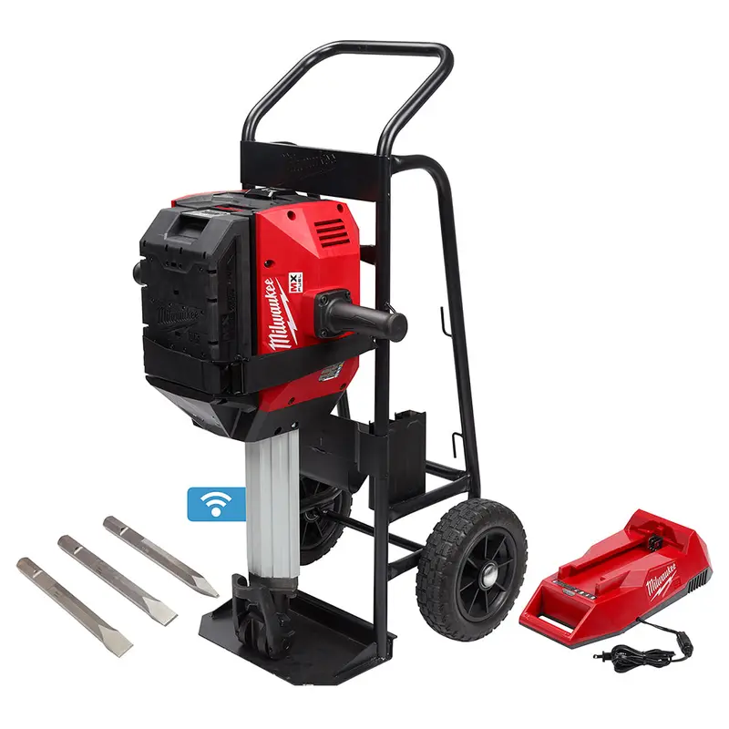 Milwaukee Mxf368-1Xc Mx Fuel Breaker With Chisels Cart Battery Pack And Charger 1