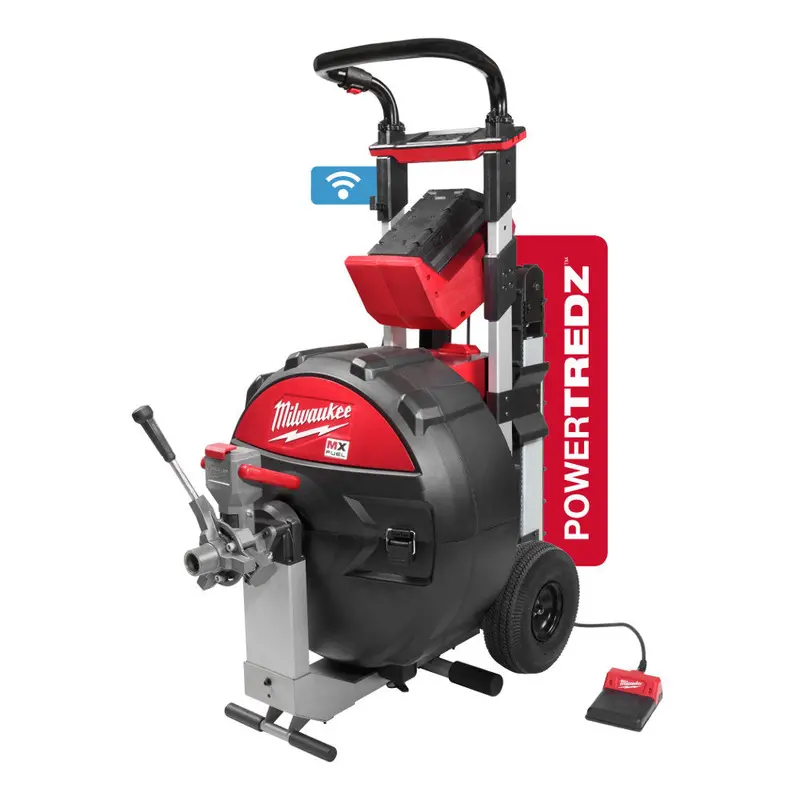 Milwaukee Mxf501-1Cp Mx Fuel Cordless Lithium-Ion Sewer Drum Machine Powertredz 1
