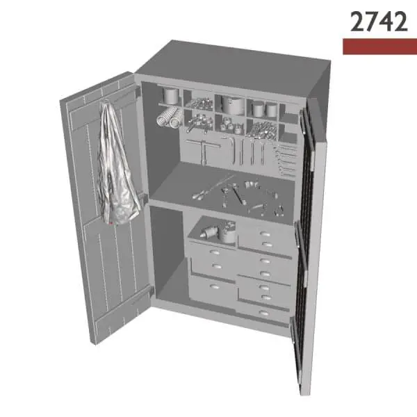 Modelu - 2742-087 - Fitter's Cupboard (Ho Scale) 1