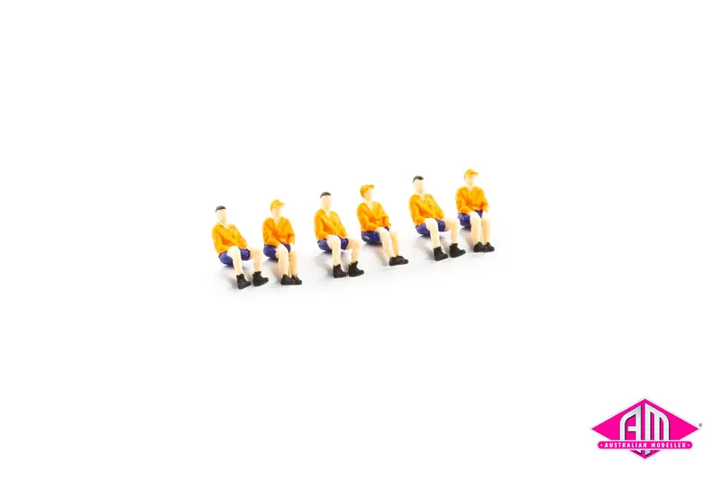 Modern Driver Figures (Ho Scale) 6 Pack, Amf-3 1