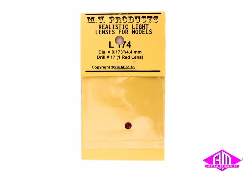 Mvp-L174 - Lenses - Red - 4.4Mm - 1Pc 1