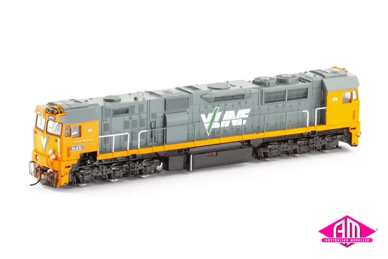 N Class Locomotive V/Line Orange/Grey 'City Of Portland' N451 (N-14) Ho Scale 1