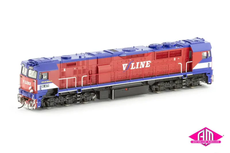 N Class Locomotive V/Line Passenger Mk1 'City Of Benalla' N471 (N-19) Ho Scale 1