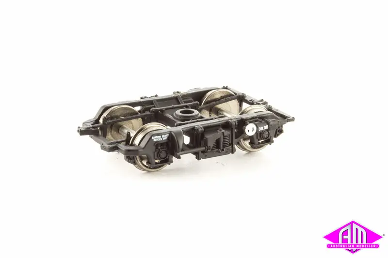 N Passenger Car Bogies With Spring Parking Brake & Packaged Bearing Axleboxes 1 Pair Sp-23 1