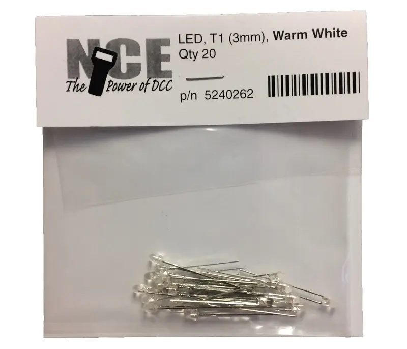 Nce - 524-262 - Led 3Mm Warm White - 20Pc 1