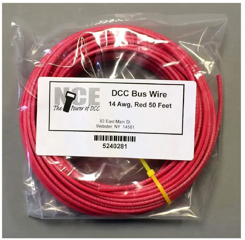 Nce - 524-281 - Dcc Main Bus Wire - Red - 15M 1