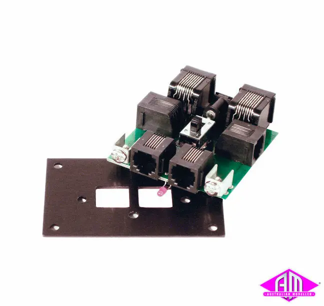 Nce - Cat5 Utp Power Cab Bus Panel With Fascia Plate 1