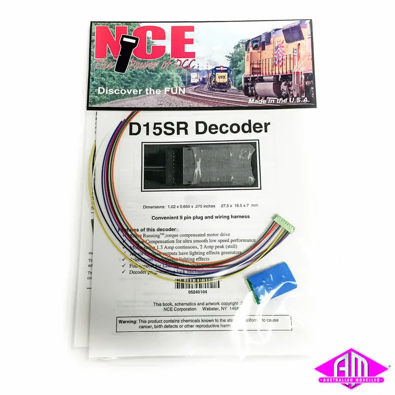Nce - D15sr Decoder Silent 5 Efx 9Pin 1