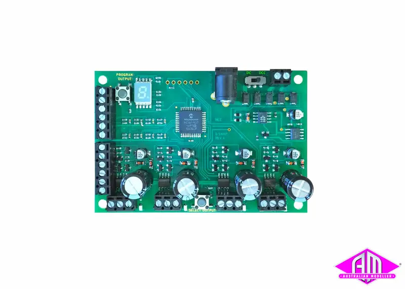 Nce - Qsnap Mk2 Accessory Decoder For Up To 4 Twin Coil Switch Machines 1
