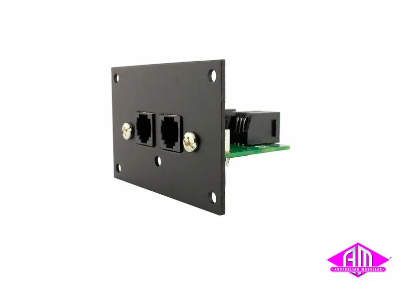 Nce - Utp Power Cab Rj12 Bus Panel With Fascia Plate 1