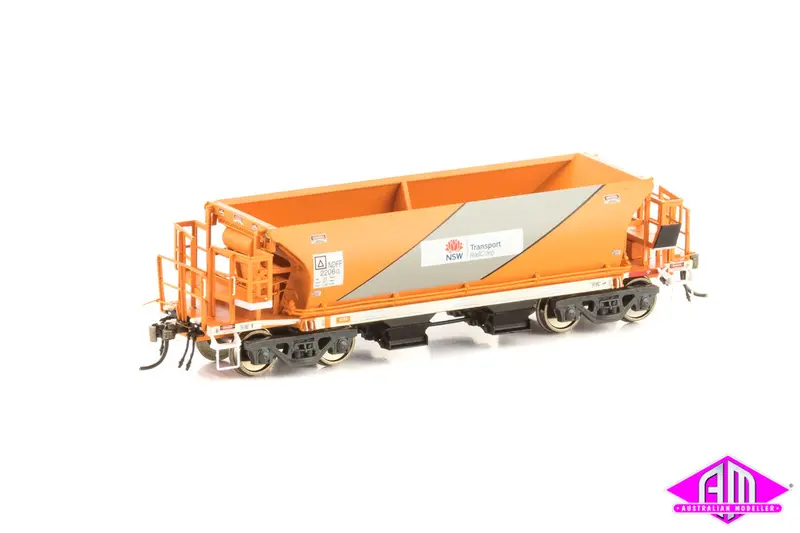 Ndff Ballast Hopper Transport Nsw (Orange & Silver) 4 Car Pack Nbh-14 1