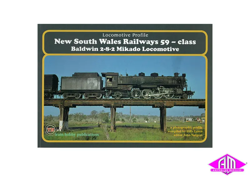 New South Wales Railways 59 Class 2-8-2 Profile 1