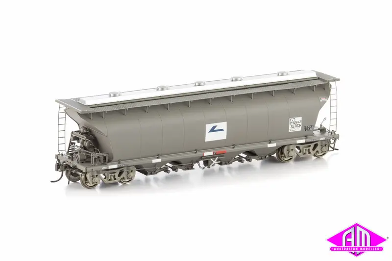 Nggf Sugar Hopper, Pacific National Wagon Grime With Faded L7 & Sugar Roof - 4 Car Pack Ngh-15 1