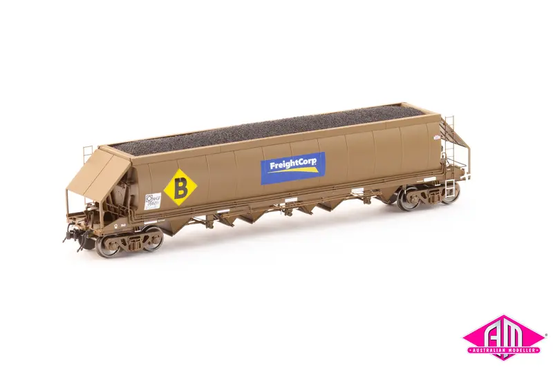 Nhgf Coal Hopper, Freightcorp Wagon Grime With Fc Logos & Large 'B' - 4 Car Pack (Nch-120) 1
