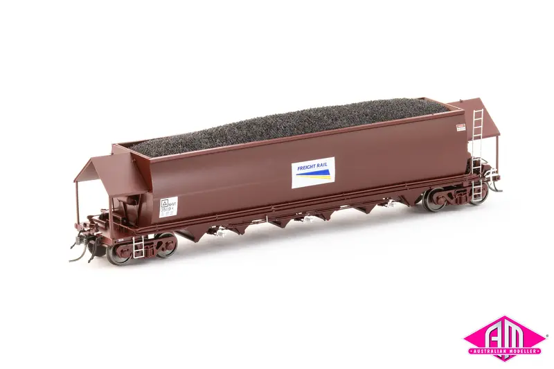 Nhvf Coal Hopper, Sra Red With Freight Rail Logos - 4 Car Pack Nch-86 1