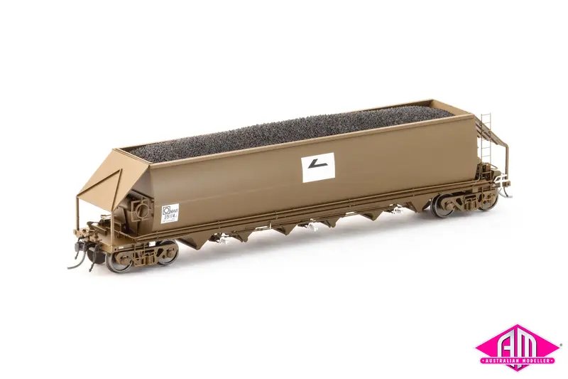 Nhvf Coal Hopper, Wagon Grime With Faded L7 - 4 Car Pack Nch-83 1