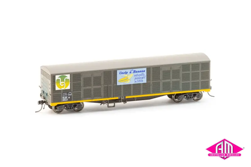 Nlbf-04 Nlbf 45' Banana Vans Weathered Blue Grey (3 Pack) 1