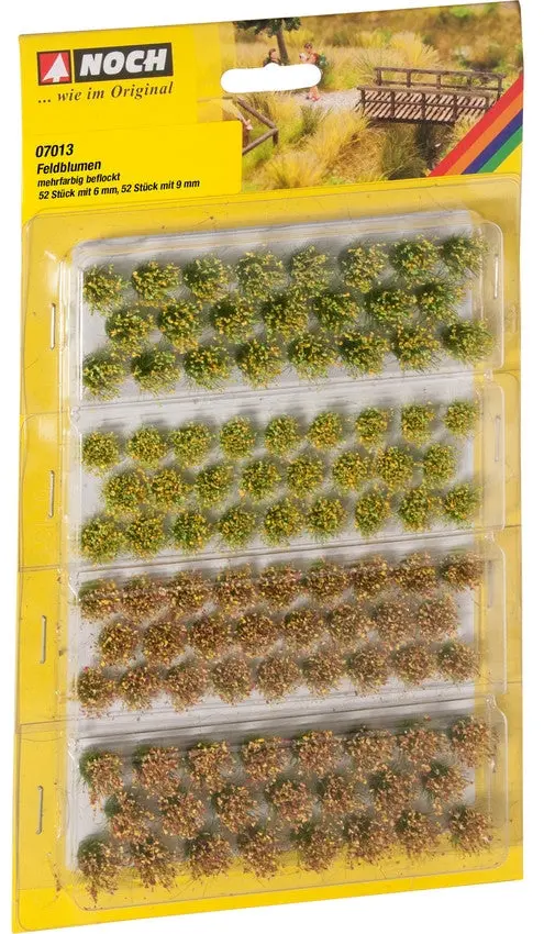 Noch 07013 - Grass Tufts - Field Plants 52Pc (6Mm) + 52Pc (9Mm) 1