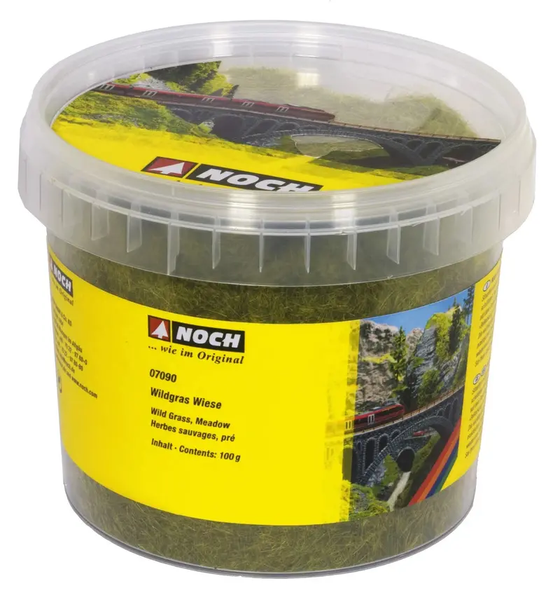Noch 07090 - Wild Grass - Meadow (6Mm) (100G Tub) 1