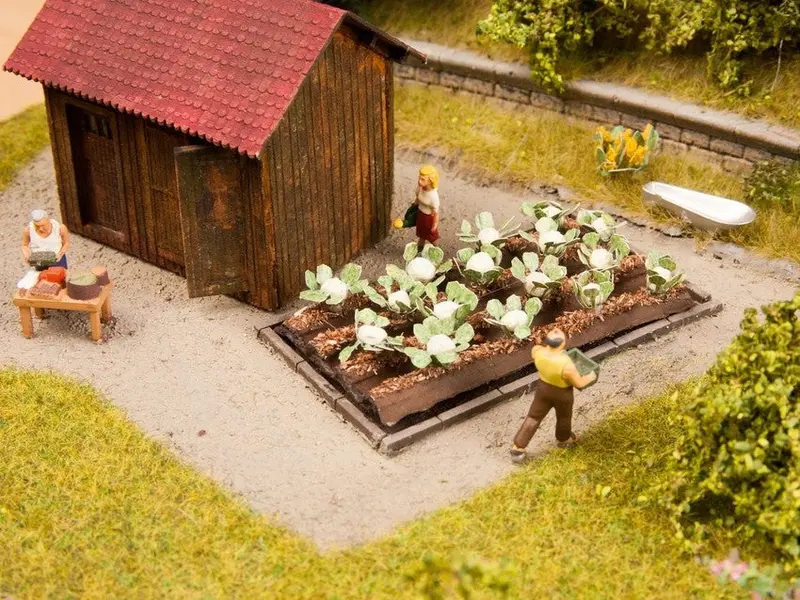 Noch 13216 - Deco Minis - Cauliflower 16Pc (3X6cm) (Ho Scale) 1