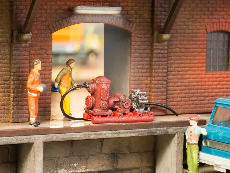Noch 13752 - 3D Minis - Drainage Pump (Ho Scale) (Discontinued) 1