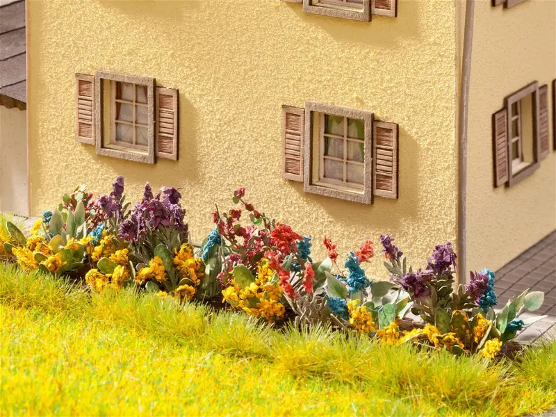 Noch 14050 - Laser-Cut Minis - Flower Garden - 17Pc (Ho Scale) 1