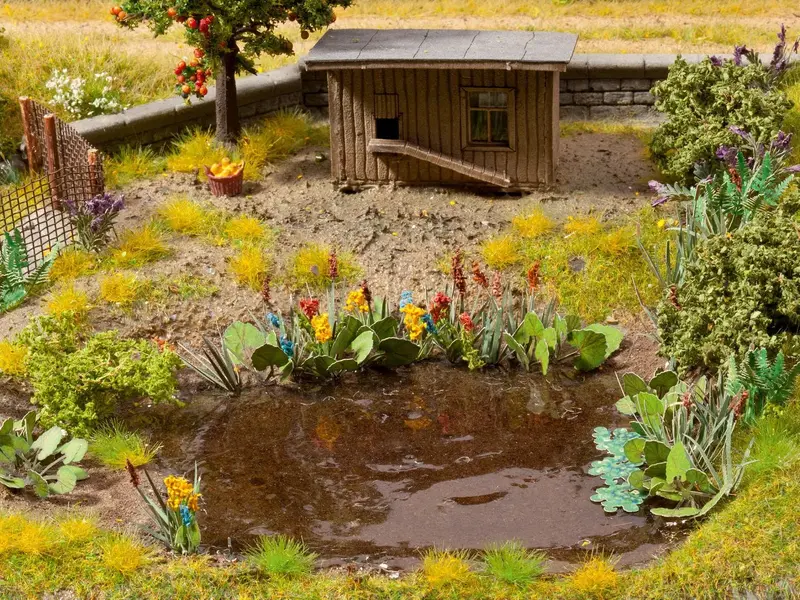 Noch 14052 - Laser-Cut Minis - Water And Riverside Plants - 17Pc (Ho Scale) 1