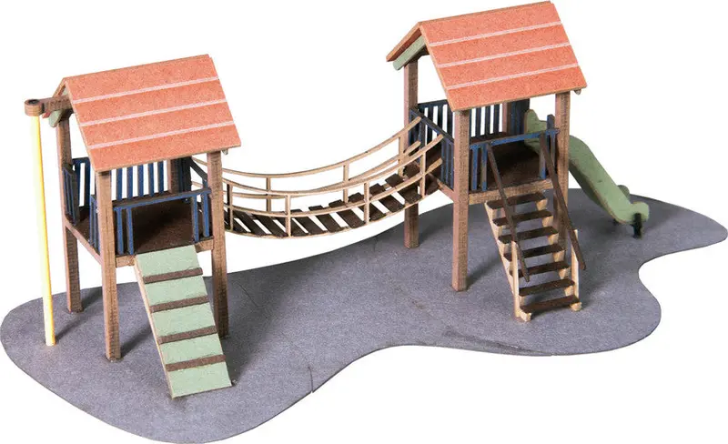 Noch 14367 - Laser-Cut Minis - Adventure Playground (Ho Scale) 1