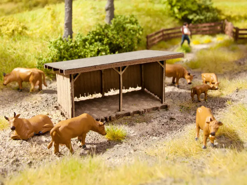 Noch 14679 - Laser-Cut Minis - Cattle Shelter (N Scale) 1