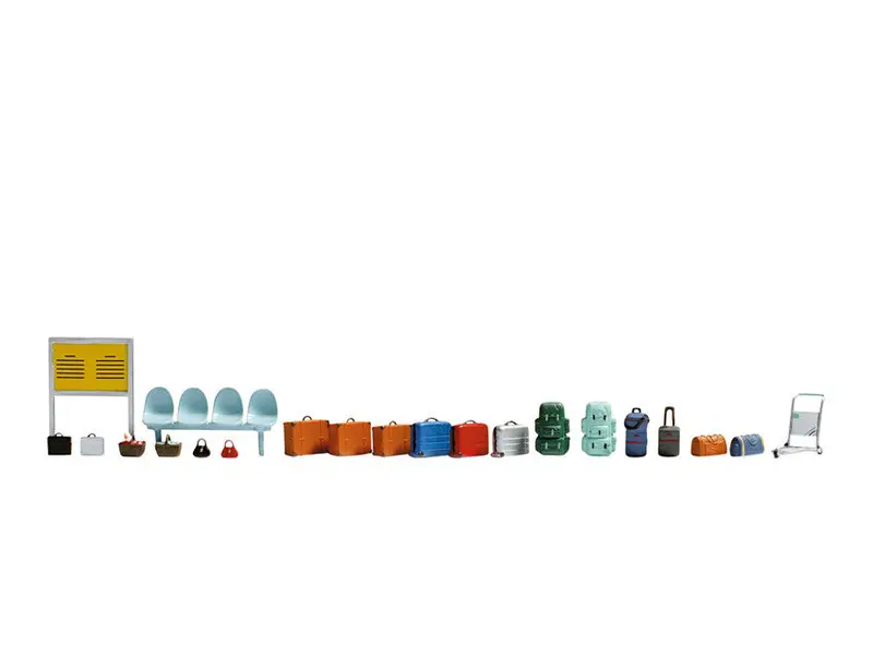 Noch 14810 - Accessories Set - Station Accessories (Ho Scale) 1