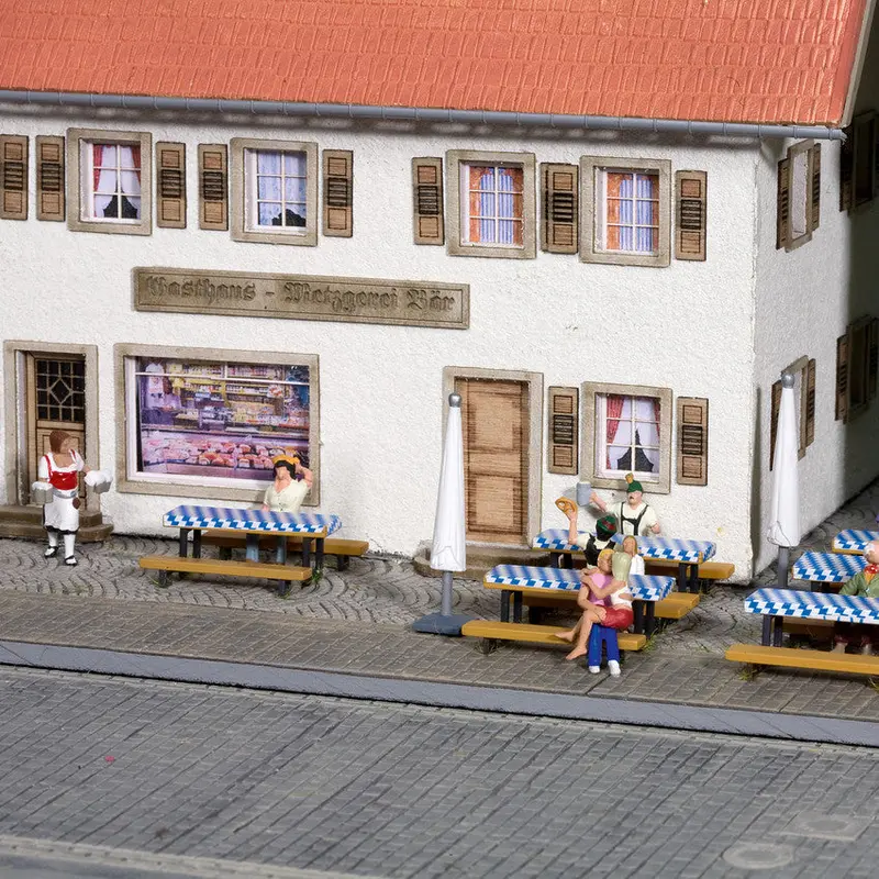 Noch 14817 - Accessories Set - Beer Garden Accessories (Ho Scale) 1