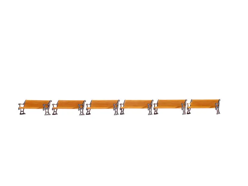 Noch 14849 - Accessories Set - Benches (Ho Scale) 1