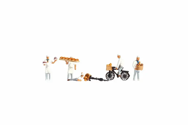 Noch 15053 - Figure Set - Bakers (Ho Scale) 1