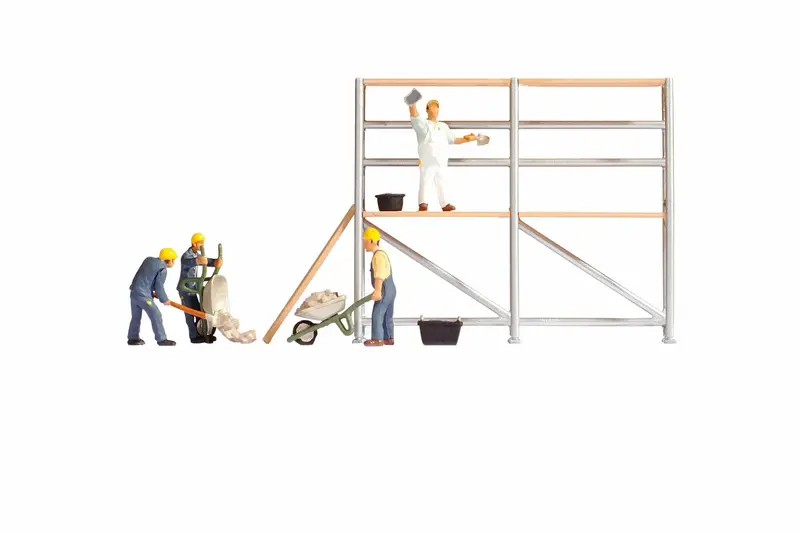 Noch 15054 - Figure Set - Bricklayers (Ho Scale) 1