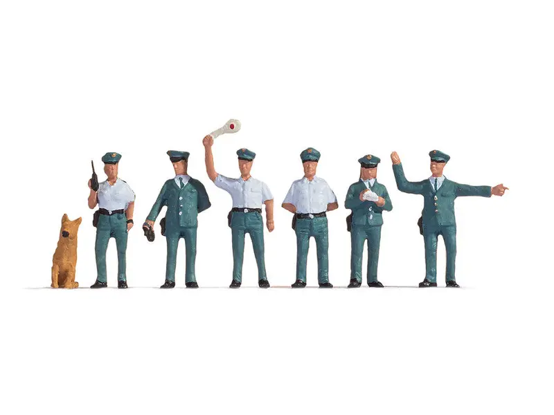 Noch 15076 - Figure Set - Police Officers Gdr (Ho Scale) 1
