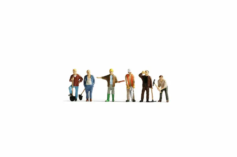 Noch 15110 - Figure Set - Construction Workers (Ho Scale) 1