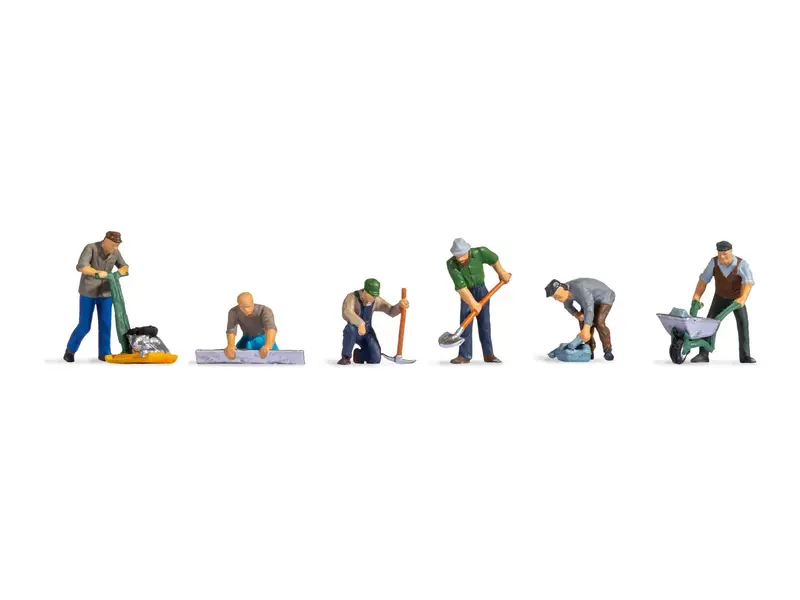 Noch 15112 - Figure Set - Road Workers (Ho Scale) 1