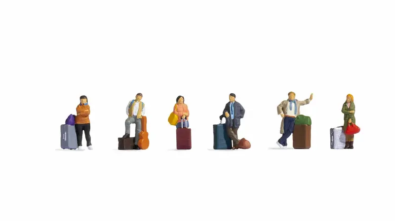 Noch 15217 - Figure Set - Passengers (Ho Scale) 1