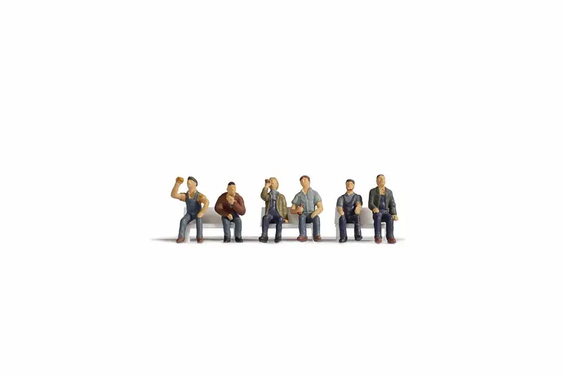 Noch 15278 - Figure Set - Sitting Workers (Ho Scale) 1