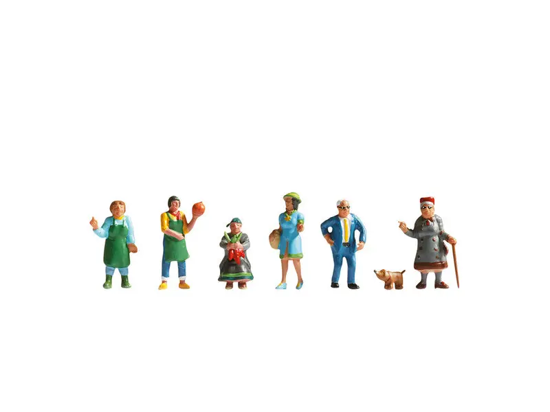 Noch 15470 - Figure Set - Market (Ho Scale) 1