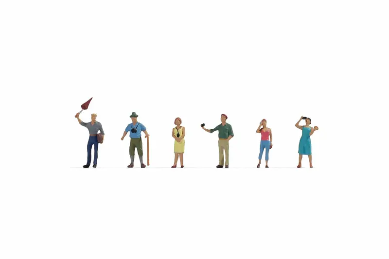 Noch 15472 - Figure Set - Tourists Sightseeing (Ho Scale) 1