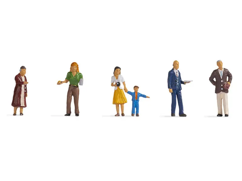 Noch 15481 - Figure Set - Pedestrians B (Ho Scale) 1