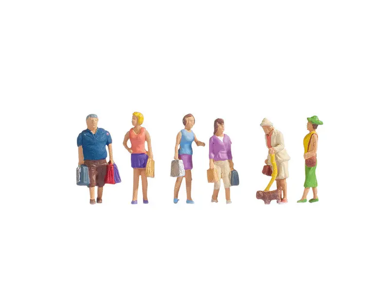 Noch 15518 - Figure Set - Shopping (Ho Scale) 1