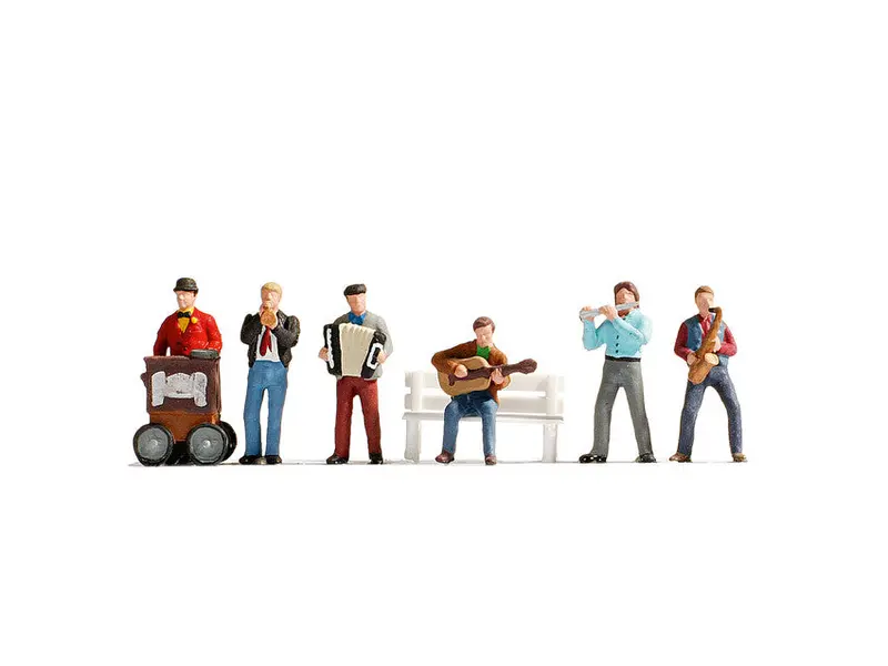 Noch 15563 - Street Musicians (Without Bench) (Ho Scale) 1