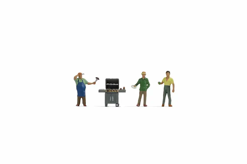 Noch 15593 - Figure Set - Barbecue Party (Ho Scale) 1