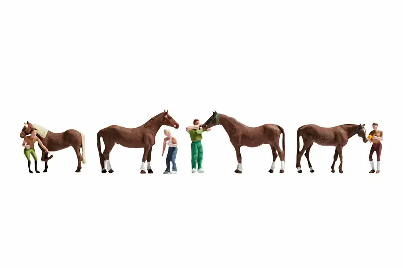 Noch 15632 - Figure Set - Horse Care (Ho Scale) 1