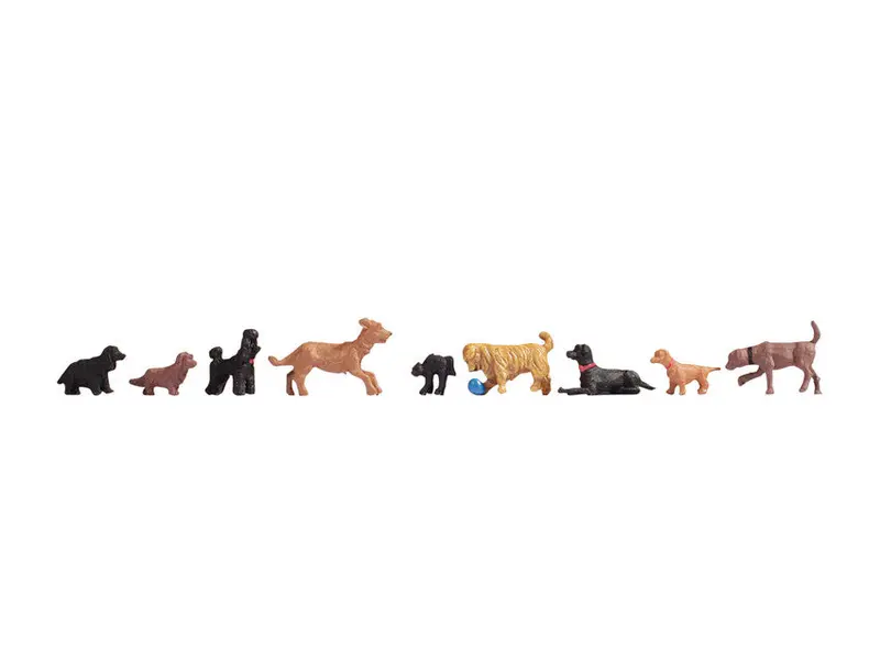 Noch 15719 - Figure Set - Dogs B (Ho Scale) 1