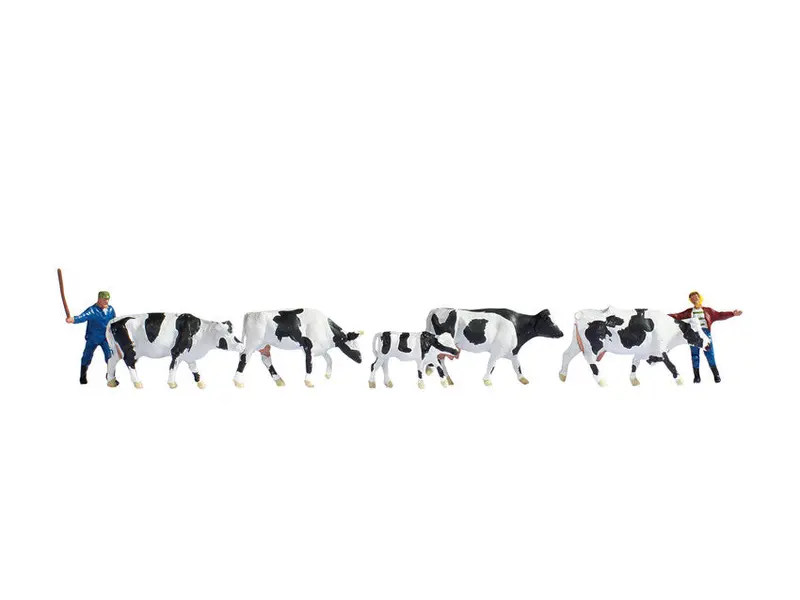 Noch 15724 - Figure Set - Drover And Cows (Ho Scale) 1